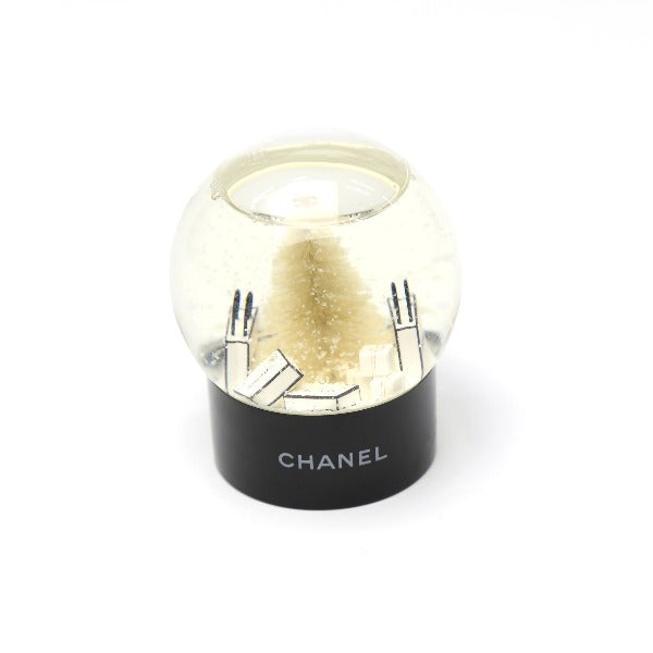 CHANEL Objects
 Snow globe novelty glass black [SS]
 【second hand】 