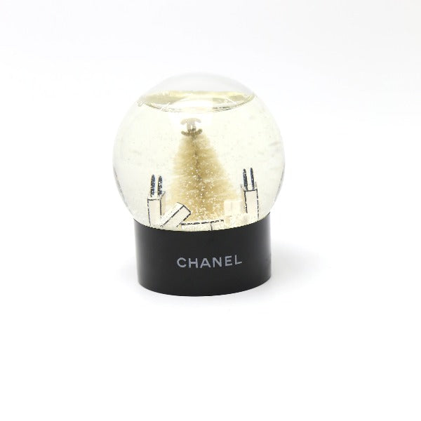 CHANEL Objects
 Snow globe novelty glass black [SS]
 【second hand】 