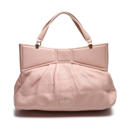 ケイトスペード Kate Spade ハンドバッグ
 カーフ ストラップ無し サーモンピンク 【SS】
 【中古】