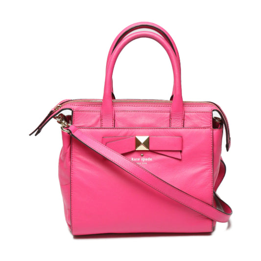 ケイトスペード Kate Spade ハンドバッグ
 カーフ ショルダー 2WAY ピンク 【SS】
 【中古】