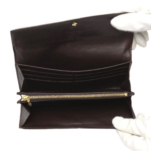 ルイヴィトン LOUIS VUITTON 長財布
 2つ折ファスナー付き長財布 ヴェルニ ポルトフォイユサラ モノグラムヴェルニ M93524 アマラント LV
 【SS】
 【中古】