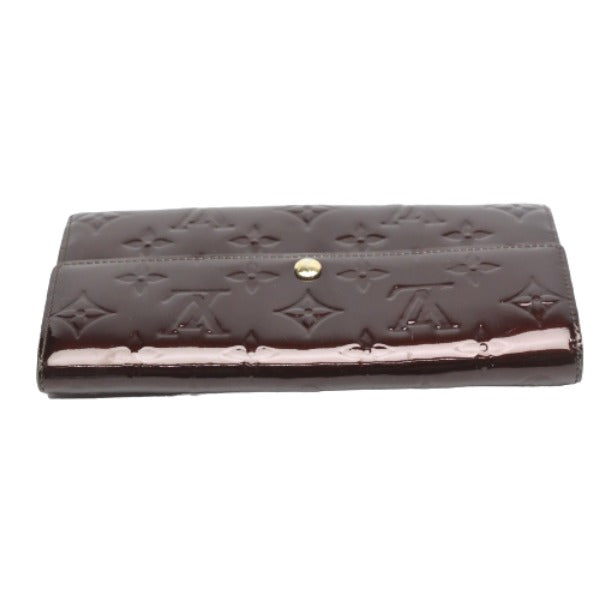 ルイヴィトン LOUIS VUITTON 長財布
 2つ折ファスナー付き長財布 ヴェルニ ポルトフォイユサラ モノグラムヴェルニ M93524 アマラント LV
 【SS】
 【中古】