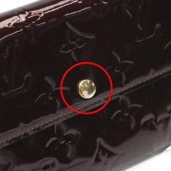 ルイヴィトン LOUIS VUITTON 長財布
 2つ折ファスナー付き長財布 ヴェルニ ポルトフォイユサラ モノグラムヴェルニ M93524 アマラント LV
 【SS】
 【中古】