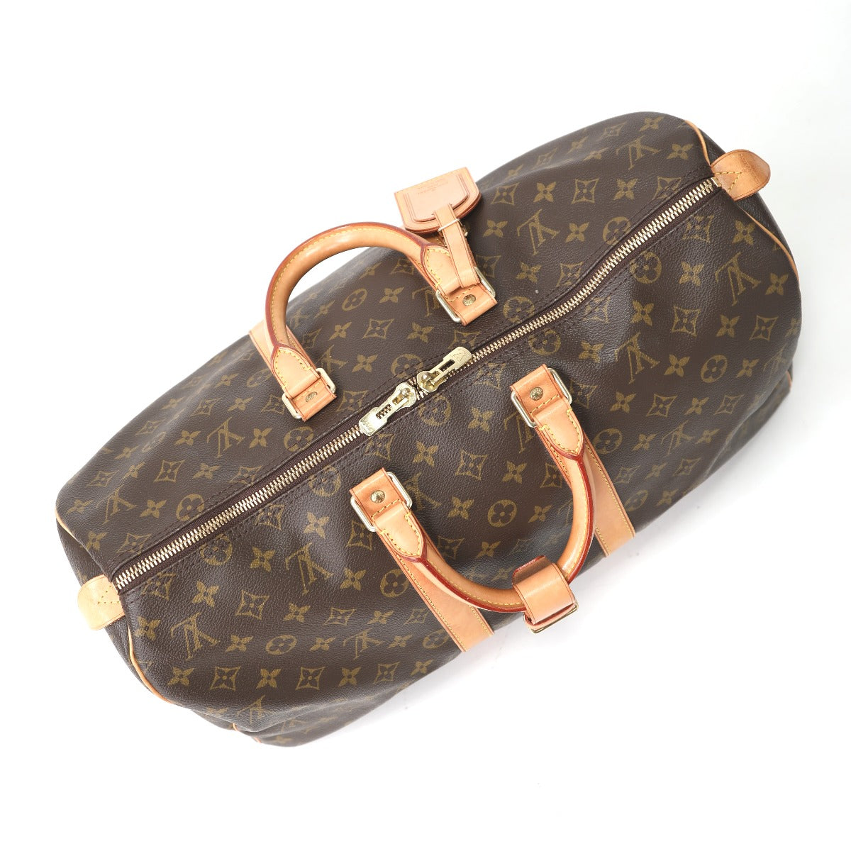 ルイヴィトン LOUIS VUITTON ボストンバッグ
 旅行カバン モノグラム キーポル45 モノグラムキャンバス M41428 ブラウン LV
 【SS】
 【中古】