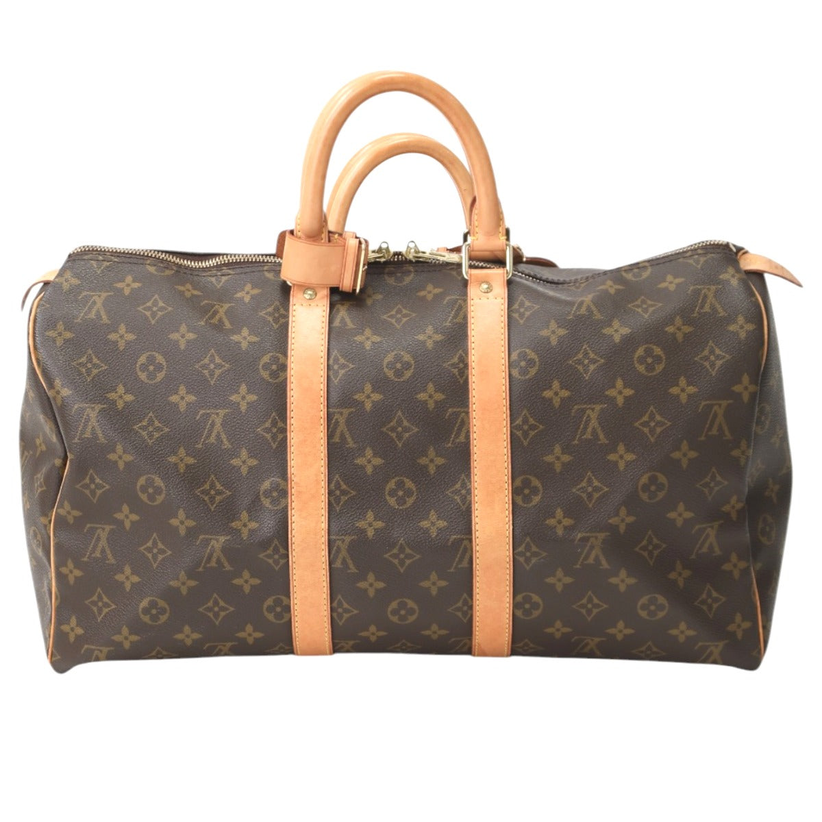 ルイヴィトン LOUIS VUITTON ボストンバッグ
 旅行カバン モノグラム キーポル45 モノグラムキャンバス M41428 ブラウン LV
 【SS】
 【中古】