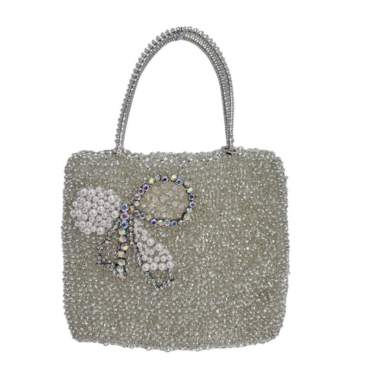 アンテプリマ ANTEPRIMA ハンドバッグ
 ワイヤーバッグ 結婚式 パーティー ワイヤー シルバー 【SS】
 【中古】