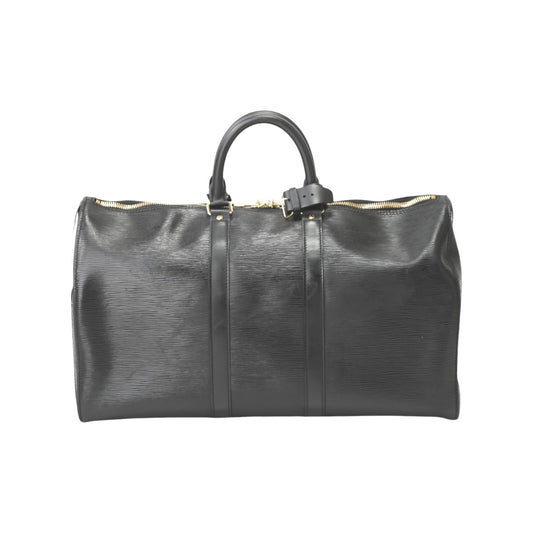 ルイヴィトン LOUIS VUITTON ボストンバッグ
 旅行かばん エピ キーポル45  エピレザー M59062 ノワール LV
 【SS】
 【中古】
