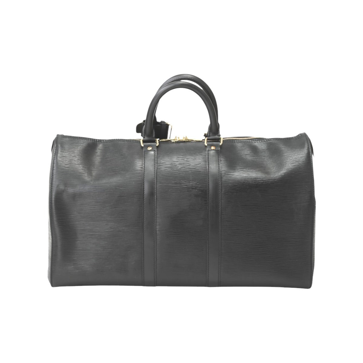 ルイヴィトン LOUIS VUITTON ボストンバッグ
 旅行かばん エピ キーポル45  エピレザー M59062 ノワール LV
 【SS】
 【中古】