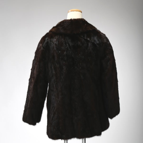 Other outerwear
 Half Coat Mink Size 11 Black [SS]
 【second hand】 