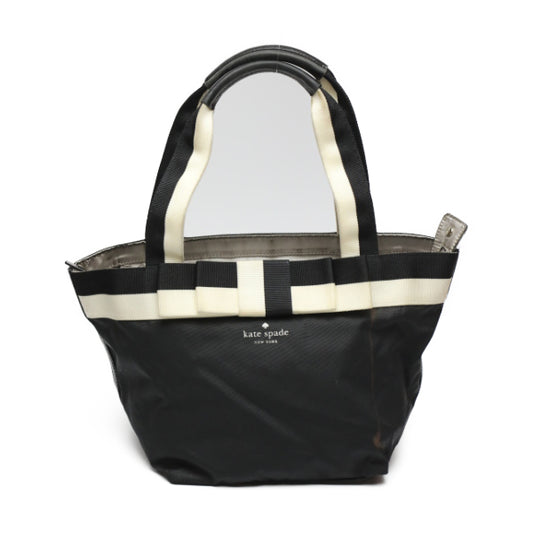 ケイトスペード Kate Spade トートバッグ
 軽量 ナイロン ナイロン ブラック 【SS】
 【中古】