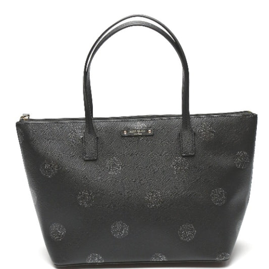 ケイトスペード Kate Spade トートバッグ
 トートバッグ ハンドバッグ 軽量 PVC ブラック 【SS】
 【中古】