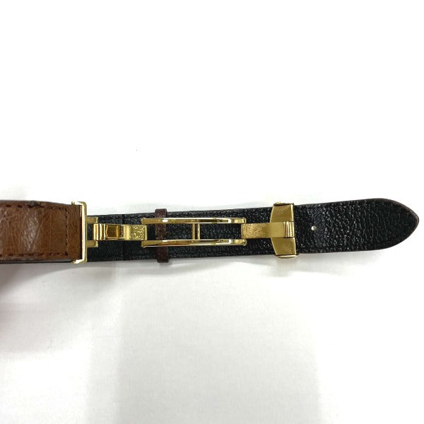 ルイヴィトン LOUIS VUITTON ブレスレット
 ブレスレット オーストリッチ グッドラックブレス M64441 ブラウン LV
 【SS】
 【中古】