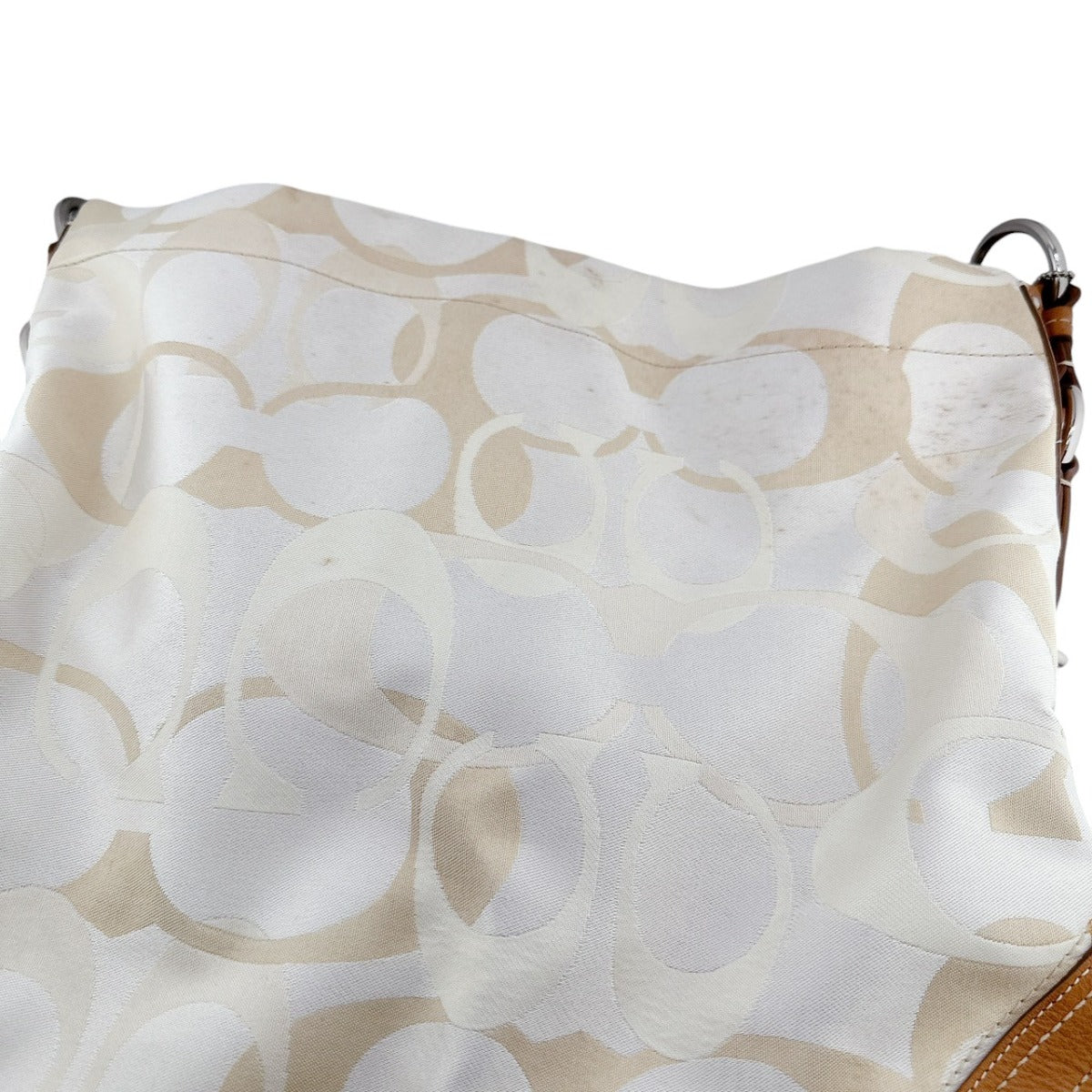 コーチ COACH ショルダーバッグ
 ハンドバッグ シグネチャー 肩掛け レザー 11961 ベージュ 【SS】
 【中古】