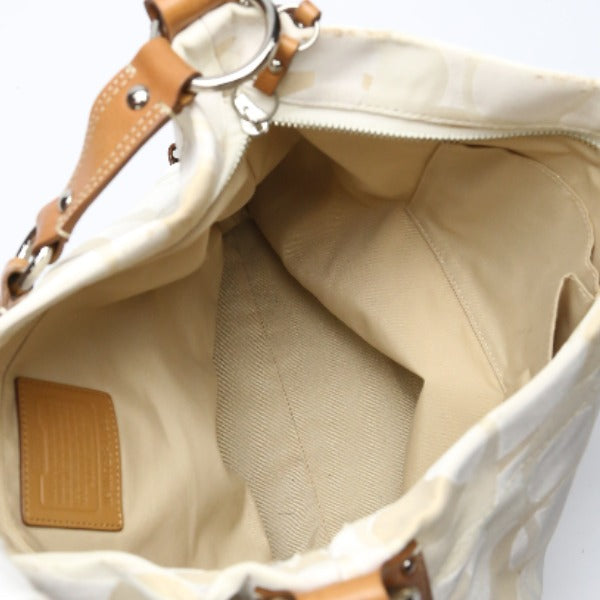 コーチ COACH ショルダーバッグ
 ハンドバッグ シグネチャー 肩掛け レザー 11961 ベージュ 【SS】
 【中古】