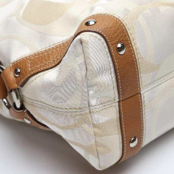 コーチ COACH ショルダーバッグ
 ハンドバッグ シグネチャー 肩掛け レザー 11961 ベージュ 【SS】
 【中古】