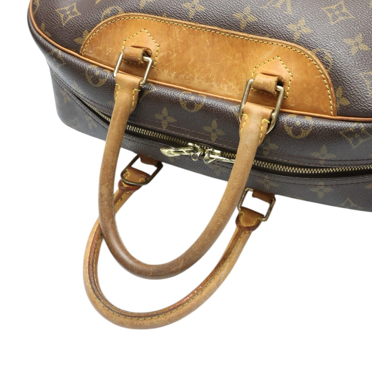 ルイヴィトン LOUIS VUITTON ハンドバッグ
 ボストンバッグ モノグラム ドーヴィル モノグラムキャンバス M47270 ブラウン LV
 【SS】
 【中古】