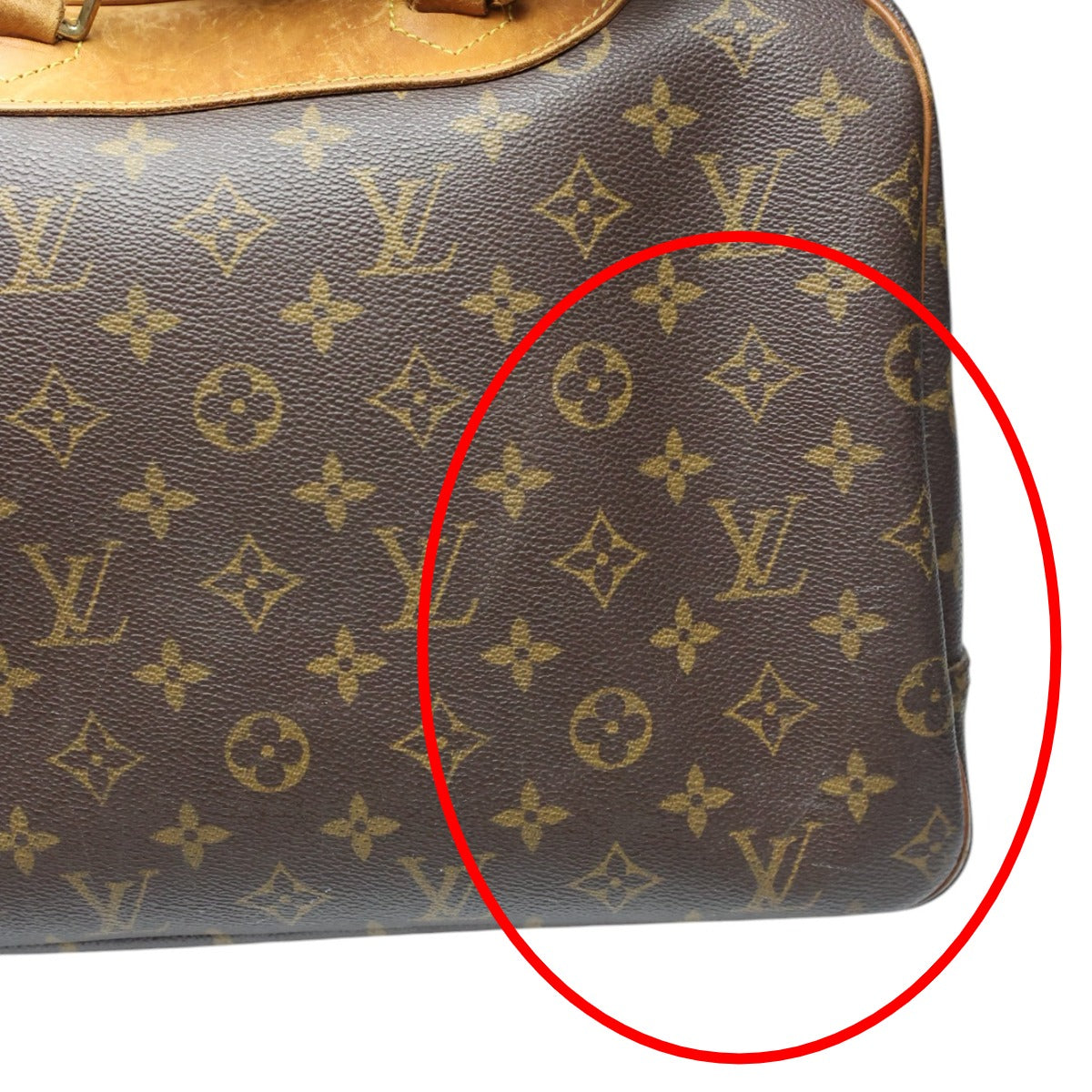 ルイヴィトン LOUIS VUITTON ハンドバッグ
 ボストンバッグ モノグラム ドーヴィル モノグラムキャンバス M47270 ブラウン LV
 【SS】
 【中古】