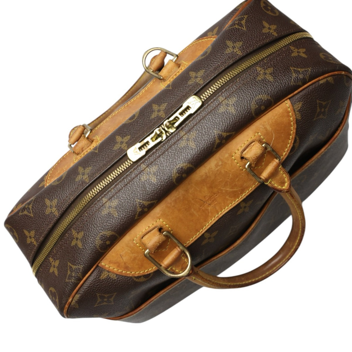 ルイヴィトン LOUIS VUITTON ハンドバッグ
 ボストンバッグ モノグラム ドーヴィル モノグラムキャンバス M47270 ブラウン LV
 【SS】
 【中古】