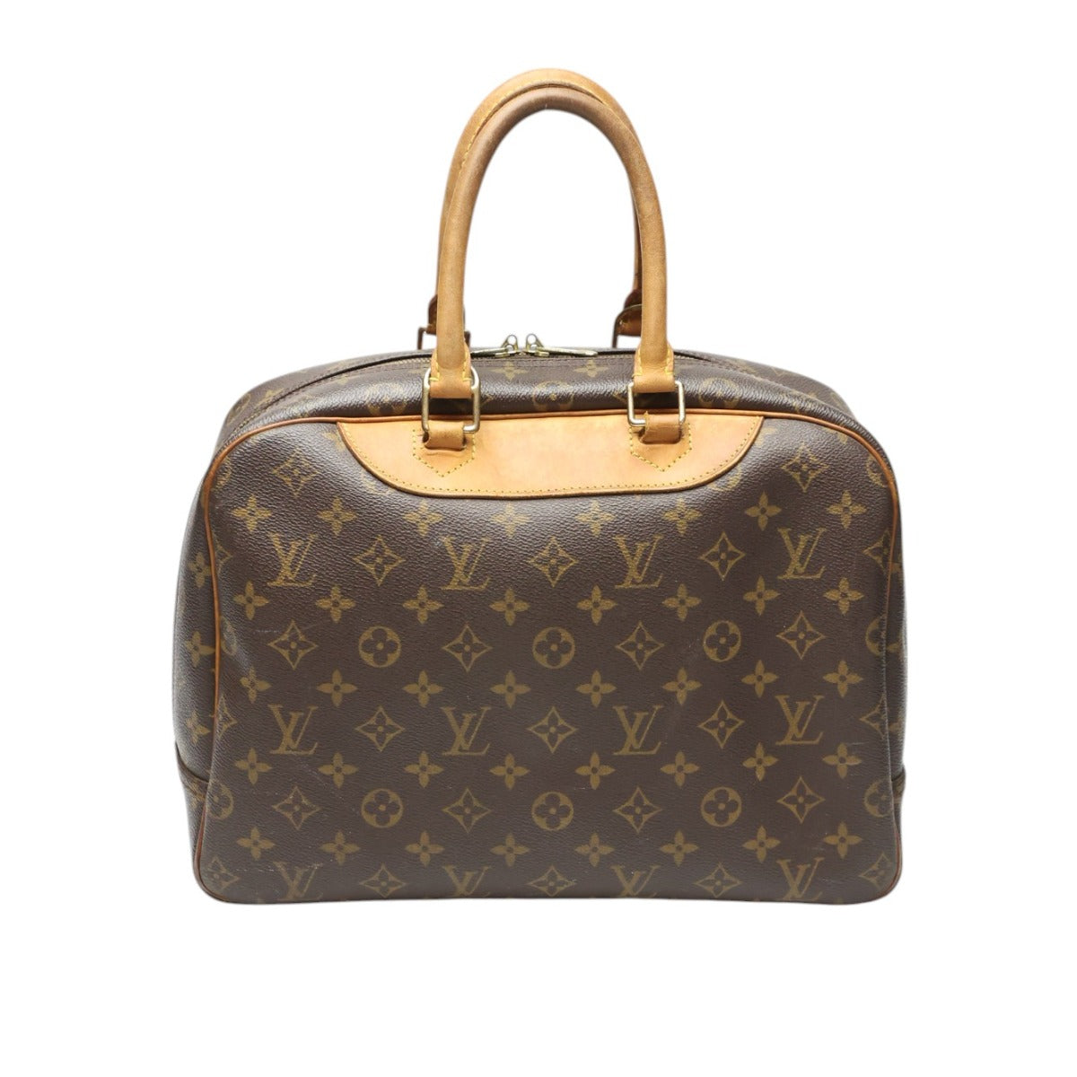 ルイヴィトン LOUIS VUITTON ハンドバッグ
 ボストンバッグ モノグラム ドーヴィル モノグラムキャンバス M47270 ブラウン LV
 【SS】
 【中古】