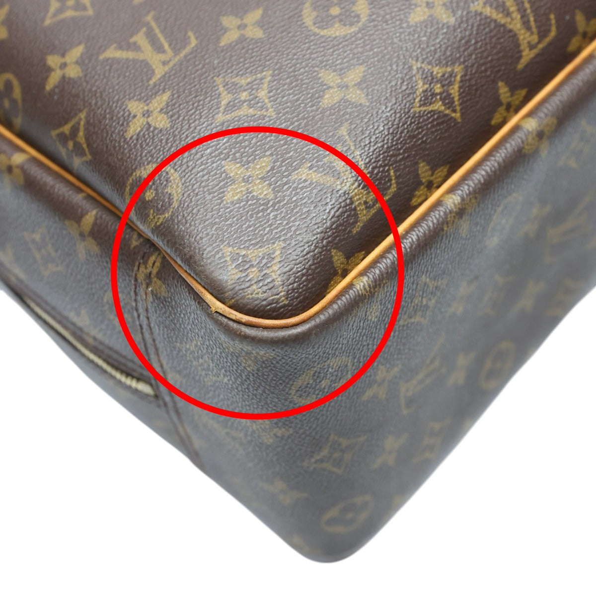 ルイヴィトン LOUIS VUITTON ハンドバッグ
 ボストンバッグ モノグラム ドーヴィル モノグラムキャンバス M47270 ブラウン LV
 【SS】
 【中古】