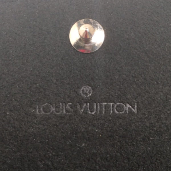 LOUIS VUITTON Pass Case
 Cufflinks Case Graphite Damier Graphite Canvas M61035 Black LV
 [SS]
 【second hand】 