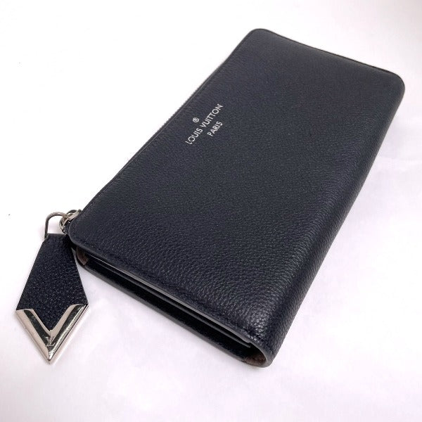 Louis Vuitton LOUIS VUITTON Long Wallet
 Veau Cashmere Leather Parnassus Comet Leather N60146 Noir LV
 [SS]
 【second hand】 