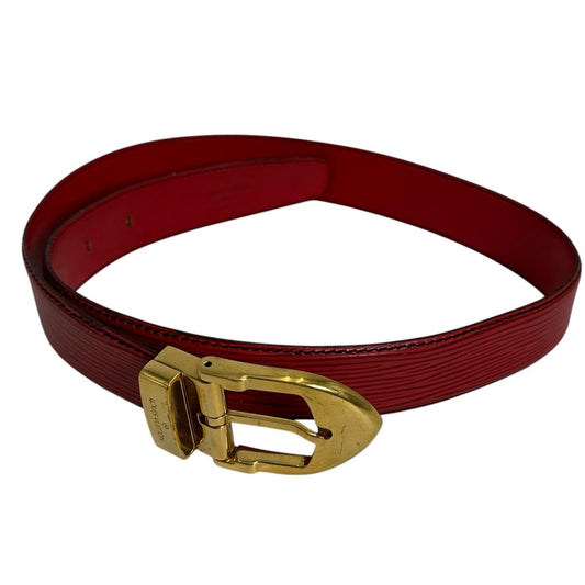 ルイヴィトン LOUIS VUITTON ベルト
 ベルト エピ  サンチュール・クラシック エピレザー R15007 レッド LV
 【SS】
 【中古】