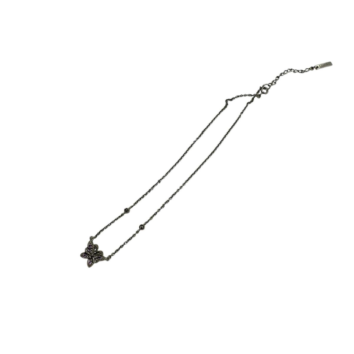 アナスイ ANNA SUI ネックレス
 ネックレス 蝶モチーフ シルバー シルバー 【SS】
 【中古】