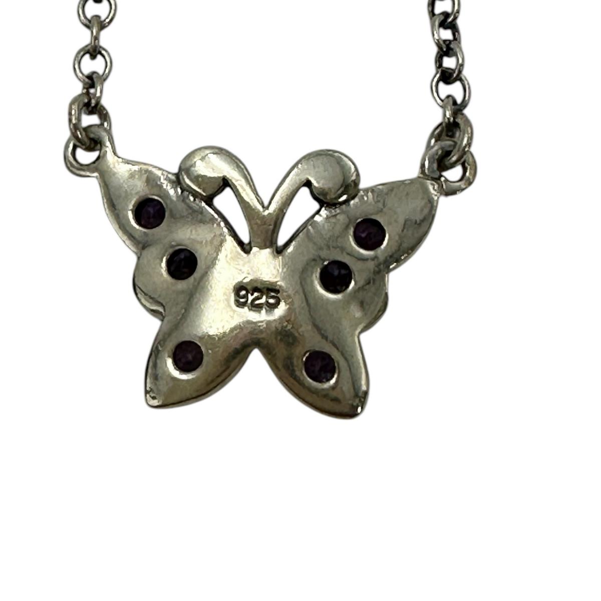 アナスイ ANNA SUI ネックレス
 ネックレス 蝶モチーフ シルバー シルバー 【SS】
 【中古】