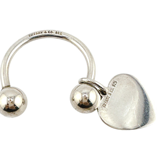 ティファニー TIFFANY&Co. キーホルダー
 リターントゥティファニー スクリューボール キーリング ラウンド タグ シルバー925 シルバー 【SS】
 【中古】