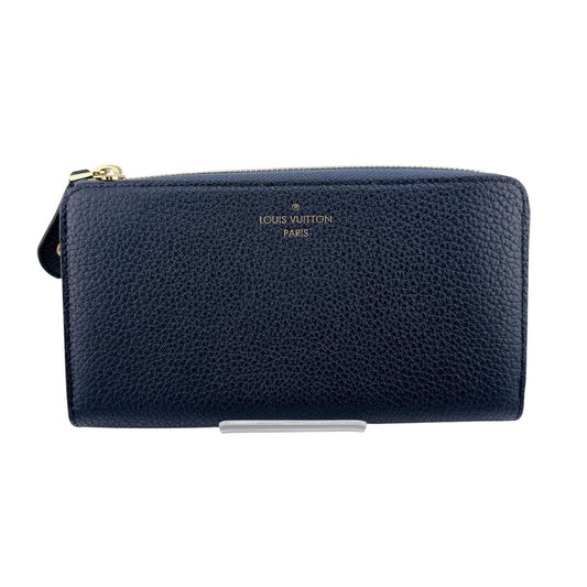 Louis Vuitton LOUIS VUITTON Long Wallet 
 Long Wallet Torillon Portefeuille Comet Leather M68582 Blue Marine LV 
 【second hand】