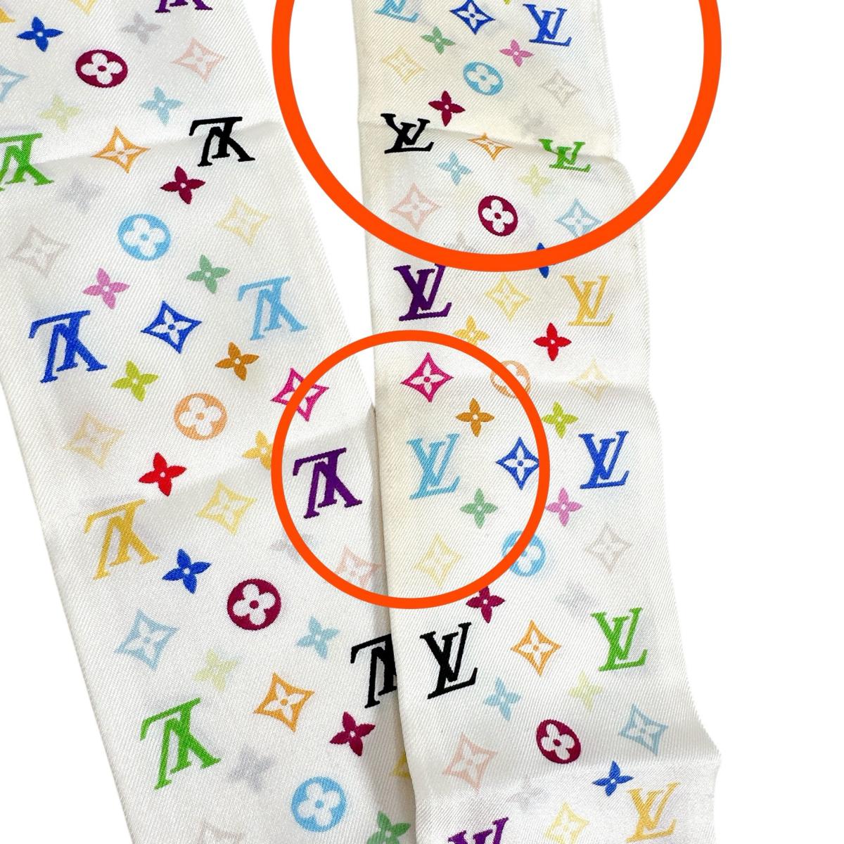 ルイヴィトン LOUIS VUITTON スカーフ
 スカーフ モノグラム バンドー シルク M71991 マルチカラー LV
 【SS】
 【中古】
