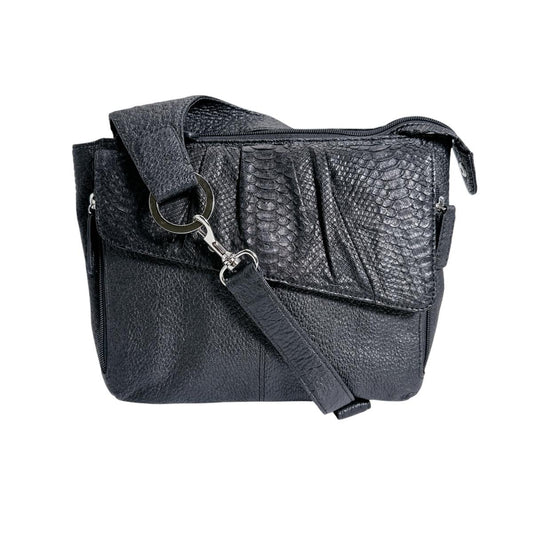 パイソン Python ショルダーバッグ
 ショルダーバッグ JRA 日本製 パイソン パイソン ブラック 【SS】
 【中古】
