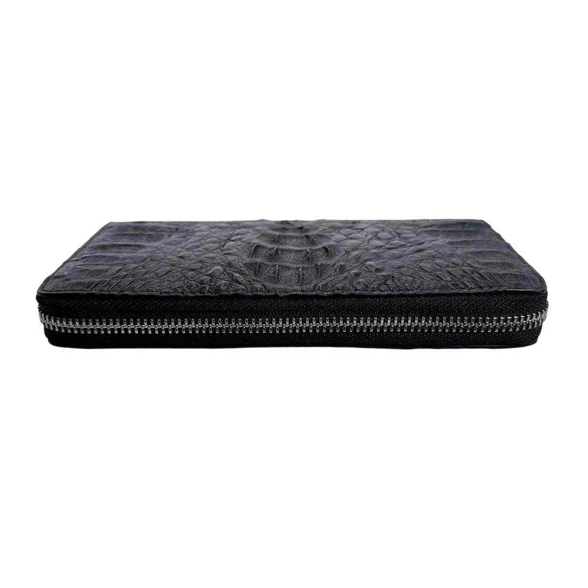 カイマン CAIMAN 長財布
 長財布 ラウンドファスナー カイマン ブラック 【H】