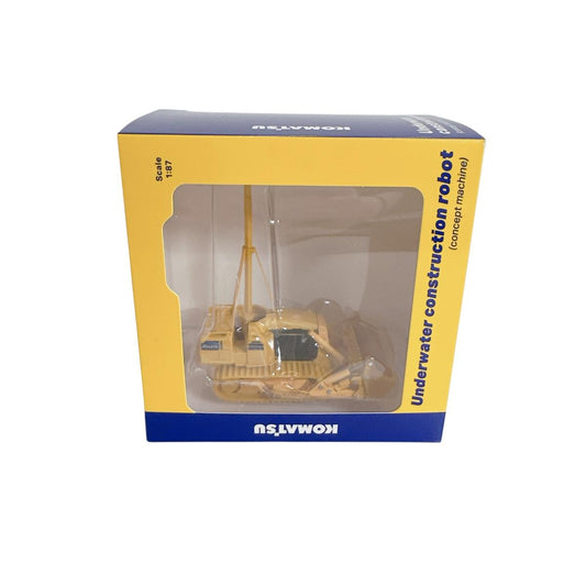 模型
 コマツ 水中施工ロボット オリジナルミニチュア プラスチック イエロー 【SS】
 【中古】