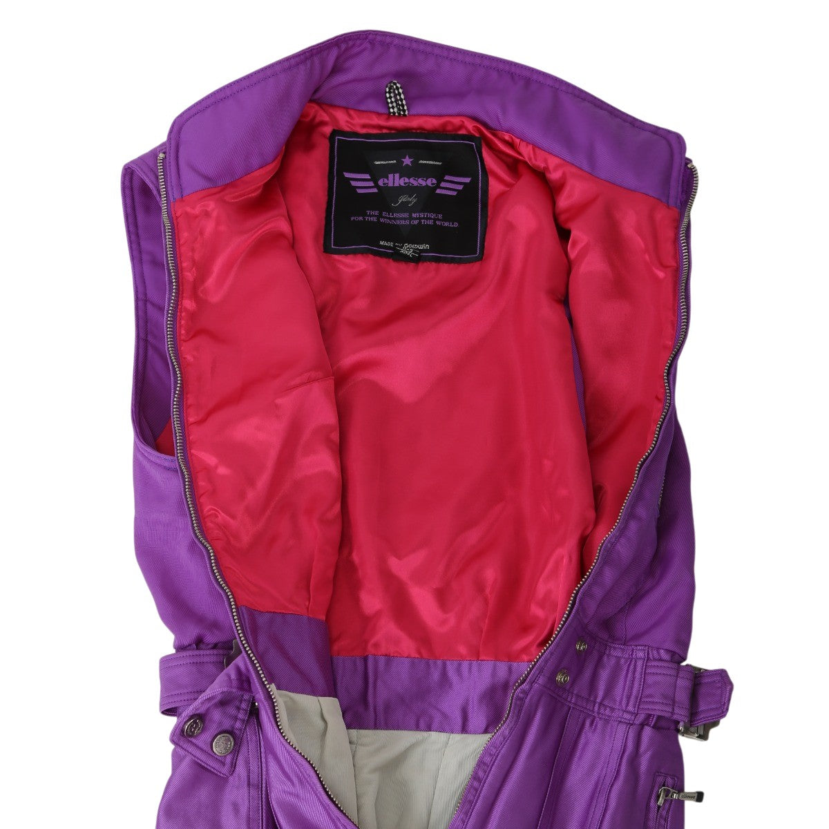 エレッセ ellesse その他アウター
 ノースリーブワンピース ポリエステル パープル 【SS】
 【中古】