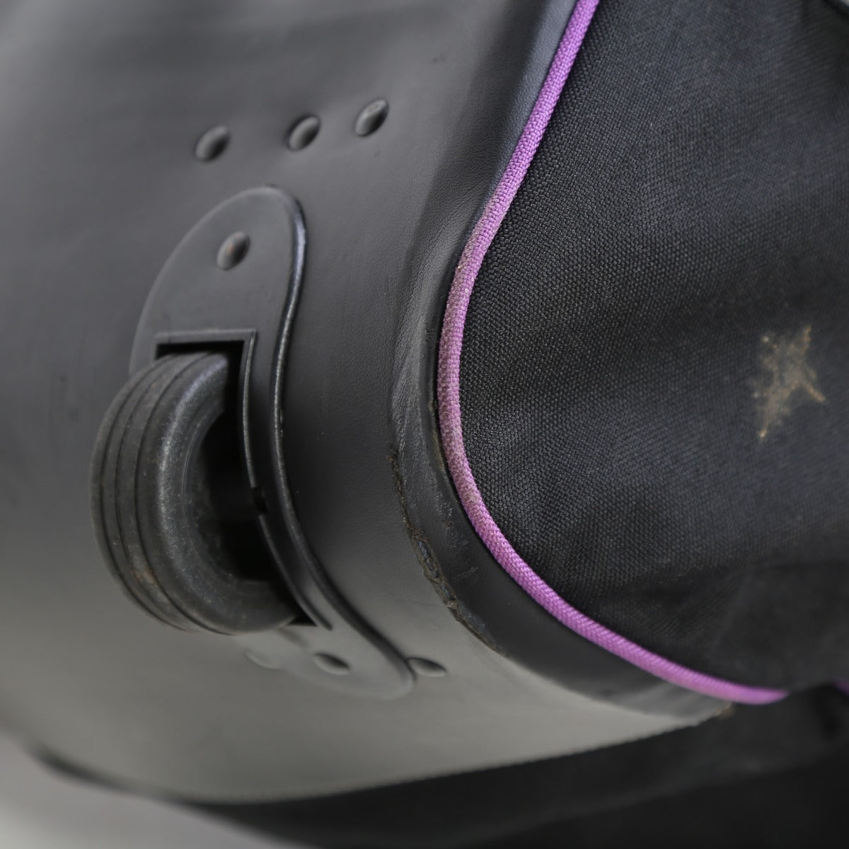 ボストンバッグ
 旅行かばん キャンバス ブラック 【SS】
 【中古】