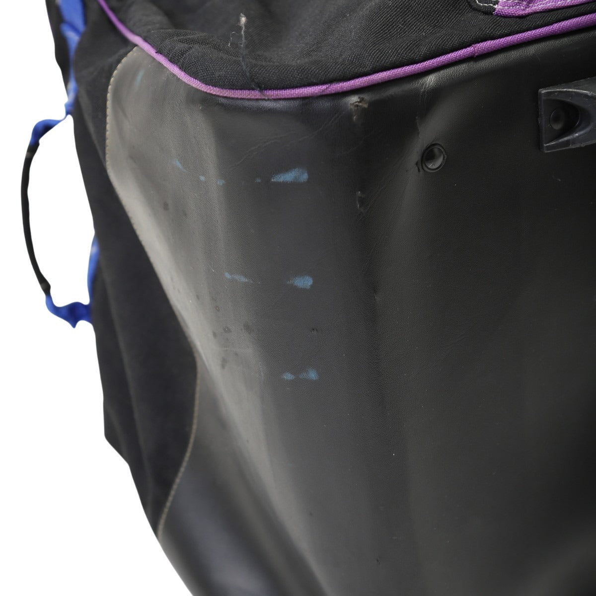 ボストンバッグ
 旅行かばん キャンバス ブラック 【SS】
 【中古】