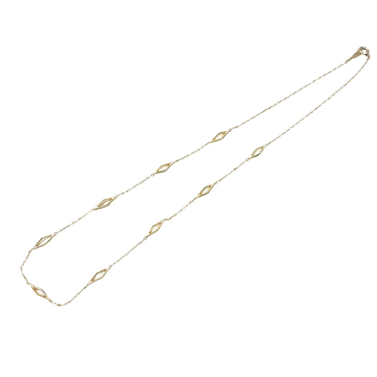 ネックレス
 ネックレス ひし形 K18 K18ゴールド ゴールド 【中古】