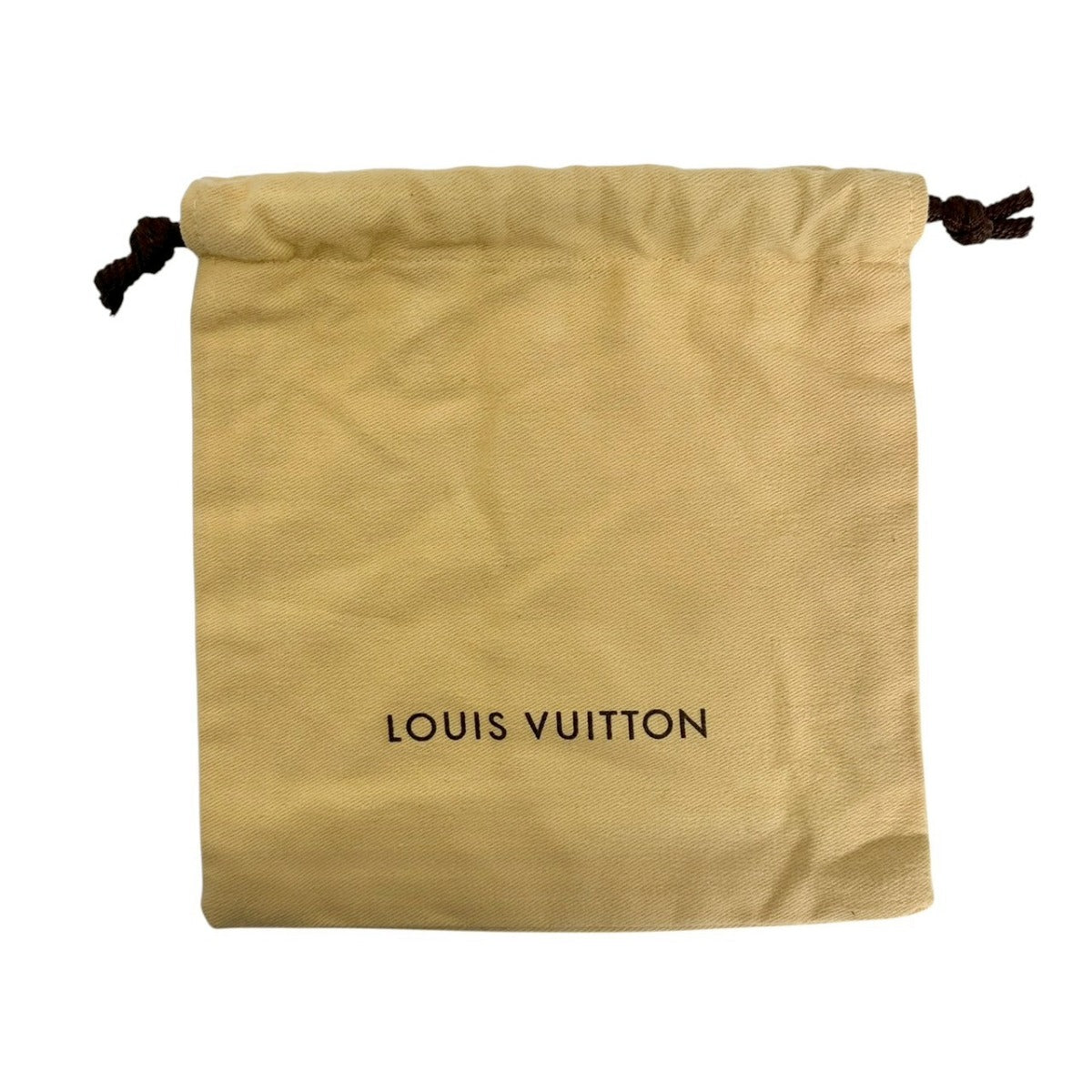 ルイヴィトン LOUIS VUITTON その他バッグ
 保存袋 1枚 20x20cm コットン ベージュ LV
 【SS】
 【中古】