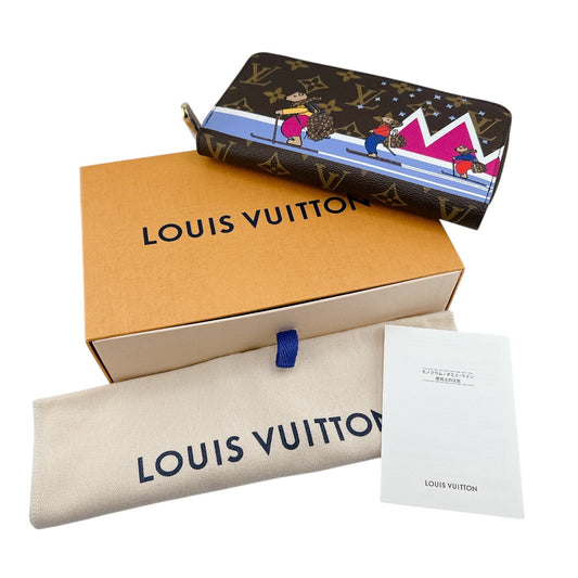 ルイヴィトン LOUIS VUITTON 長財布
 ジッピー・ウォレット モノグラム ラウンドファスナー長財布 モノグラムキャンバス M63379 ブラウン LV