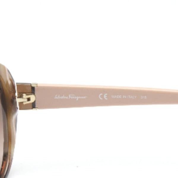 Salvatore Ferragamo Sunglasses
 #2 SF842SA 210 Plastic Brown x Pink Beige [SS]
 【second hand】 