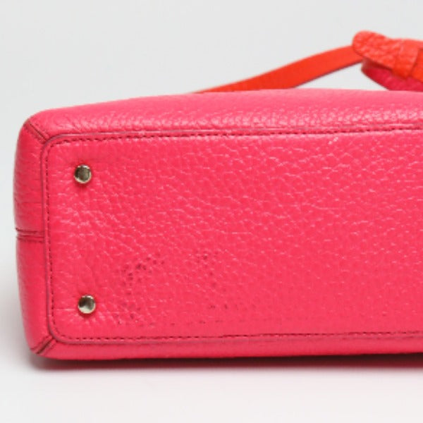 ケイトスペード Kate Spade ハンドバッグ
 斜めがけ 2WAY ピンク×オレンジ 【SS】
 【中古】