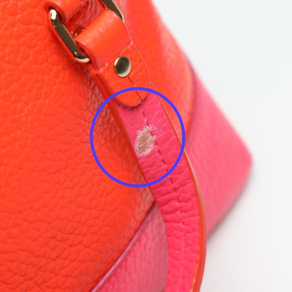 ケイトスペード Kate Spade ハンドバッグ
 斜めがけ 2WAY ピンク×オレンジ 【SS】
 【中古】