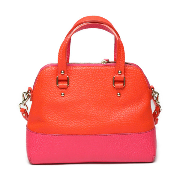 ケイトスペード Kate Spade ハンドバッグ
 斜めがけ 2WAY ピンク×オレンジ 【SS】
 【中古】