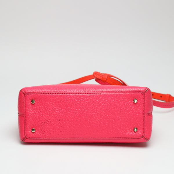 ケイトスペード Kate Spade ハンドバッグ
 斜めがけ 2WAY ピンク×オレンジ 【SS】
 【中古】