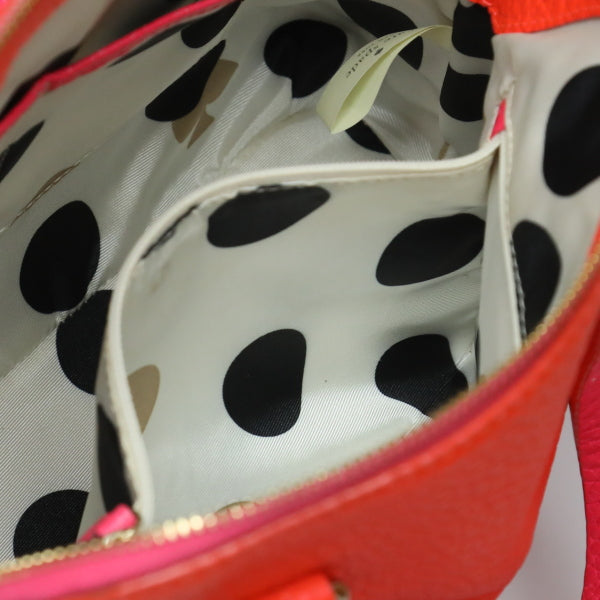 ケイトスペード Kate Spade ハンドバッグ
 斜めがけ 2WAY ピンク×オレンジ 【SS】
 【中古】