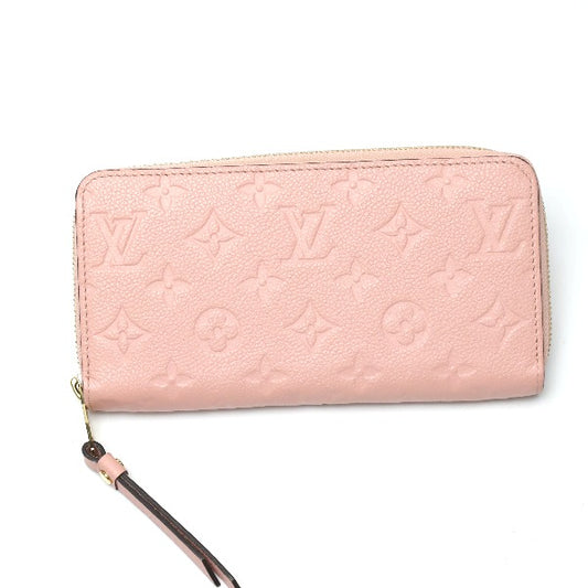 ルイヴィトン LOUIS VUITTON 長財布
 ジッピー・ウォレット アンプラント ラウンドファスナー モノグラムアンプラント M64090 ローズプードル LV
 【SS】
 【中古】