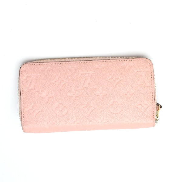 ルイヴィトン LOUIS VUITTON 長財布
 ジッピー・ウォレット アンプラント ラウンドファスナー モノグラムアンプラント M64090 ローズプードル LV
 【SS】
 【中古】