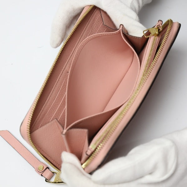 ルイヴィトン LOUIS VUITTON 長財布
 ジッピー・ウォレット アンプラント ラウンドファスナー モノグラムアンプラント M64090 ローズプードル LV
 【SS】
 【中古】